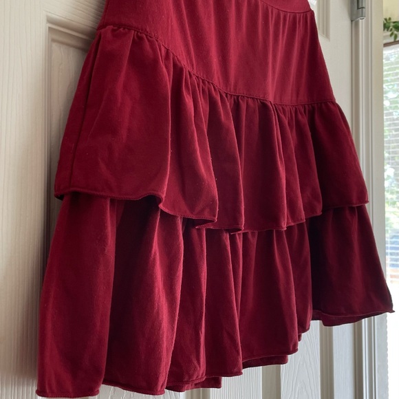 Uniqlo mini flare skirt - Red Women XS -S( kids XL) - Picture 2 of 4